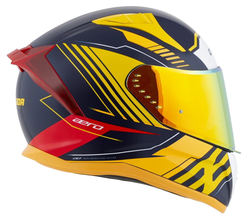 CASSIDA AERO DROME modrá/ žltá/ červená/ biela