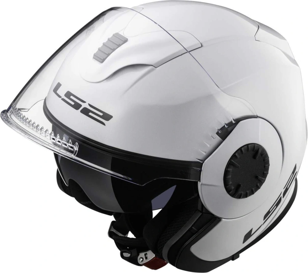 LS2 OF570 VERSO SOLID Gloss White - veľkosť XS