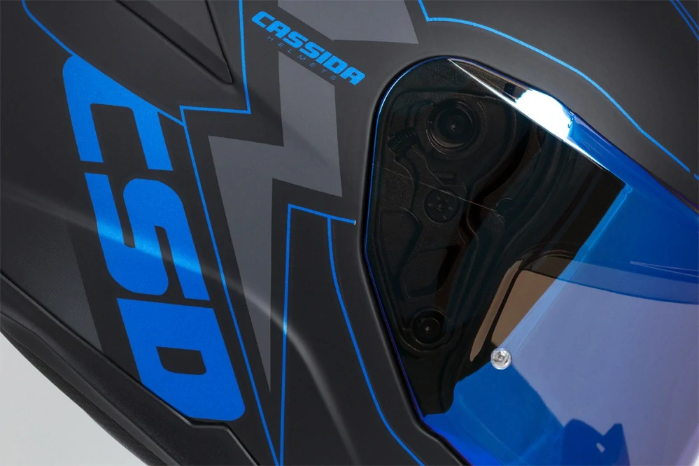 CASSIDA Integral GT 2.1 Flash Matt Black/ Blue