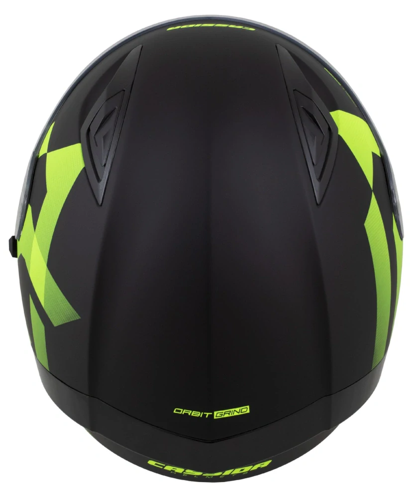 CASSIDA Orbit Grind matná čierna/ žltá fluo