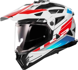 LS2 MX702 PIONEER II NAMIB White/ Blue/ Red 