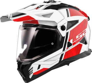 LS2 MX702 PIONEER II HILL White/ Red