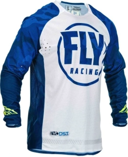 FLY RACING dres EVOLUTION Blue/ White - veľkosť XL
