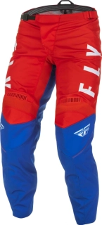 FLY RACING nohavice RIDING Red/ Blue - veľkosť 34