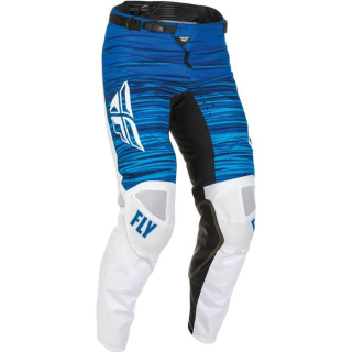 FLY RACING nohavice KINETIC WAWE White/ Blue