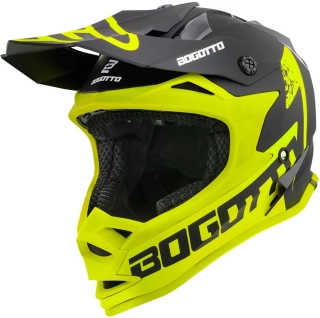 BOGOTTO V321 SOULCATCHER Matt Black/ Yellow - veľkosť M