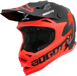 BOGOTTO V321 SOULCATCHER Matt Black/ Red - veľkosť L