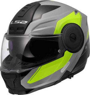 LS2 FF902 SCOPE II DURIA Gloss Grey/ H-V Yellow