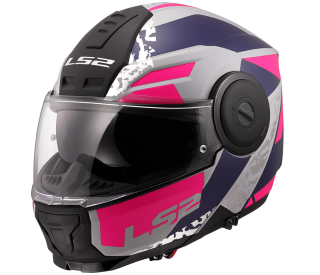 LS2 FF902 SCOPE II OXYD Matt Grey/ Blue/ Purple