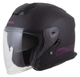 CASSIDA Jet Tech 2.0 Solid Matt Black/ Pink