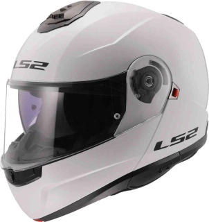 LS2 FF908 STROBE II SOLID Gloss White 