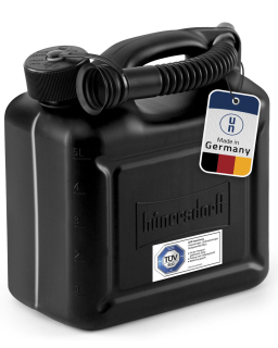 Hünersdorff kanister STANDARD 5l, HDPE čierny