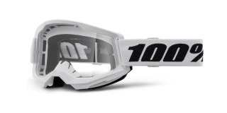 100% STRATA 2 New okuliare biele + číre plexi