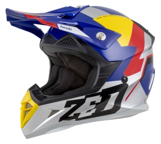 ZED X1.9 Tendo  modrá perleľ/ červená/ žltá/ strieborná