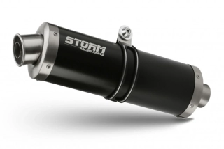 STORM Oval black výfuk 650MT, 700MT