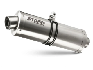 STORM Oval silver výfuk 650MT, 700MT