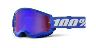 100% Strata 2 Junior New detské okuliare - modré + modré plexi